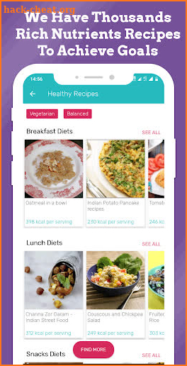 Diety - Diet Plan, Calorie Counter, Weight Loss screenshot