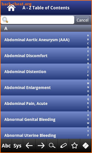 Differential Diagnosis pocket screenshot