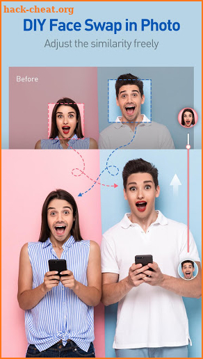 Difflook- sticker,facebeauty,deepfake,faceswap screenshot