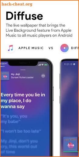 Diffuse - Apple Music Visualization Live Wallpaper screenshot