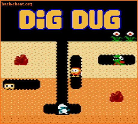 DIG DUG -  GAME 8 BITS screenshot