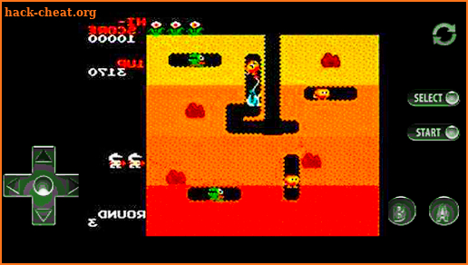 Dig Dug Game classic arcade screenshot