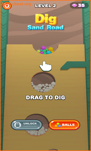 Dig Sand Ball zone 2020 screenshot