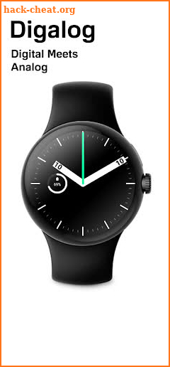Digalog - Wear OS watch face screenshot