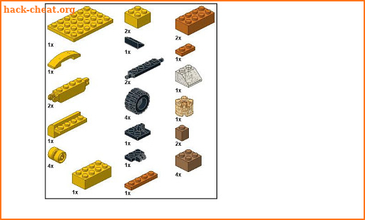 Digger building instruction for Lego 10698 screenshot