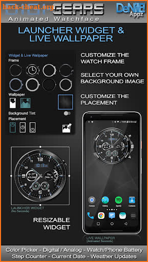 Digi-Gears HD Watch Face screenshot