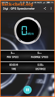 Digi : GPS Speedometer screenshot