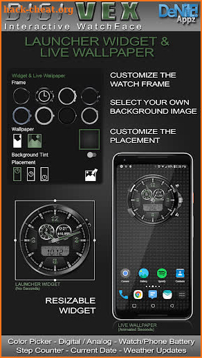 Digi-Vex HD Watch Face screenshot
