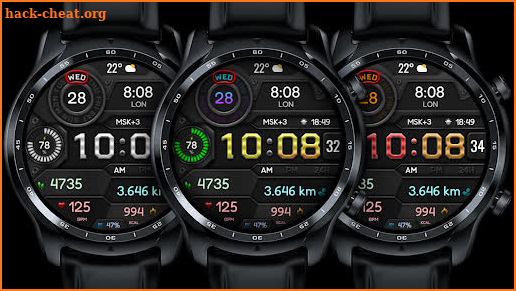 DIGI VIDAMOL WS34 Watch face screenshot