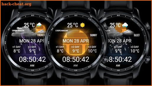 DIGI WEATHARN CTS25 Watch face screenshot