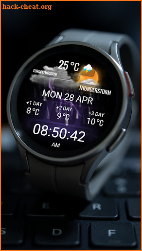 DIGI WEATHARN CTS25 Watch face screenshot