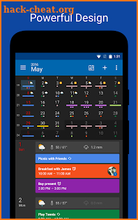 DigiCal+ Calendar screenshot