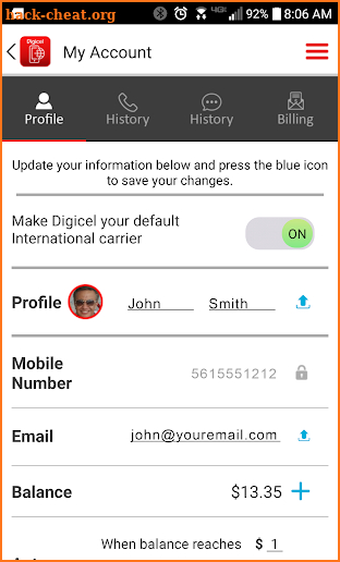Digicel Call International screenshot