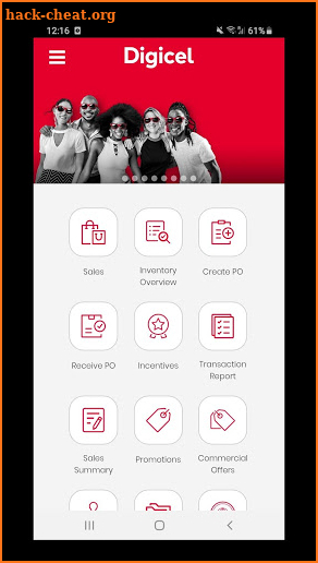 Digicel Sales App screenshot