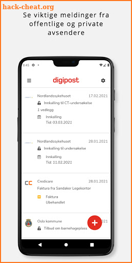 Digipost screenshot