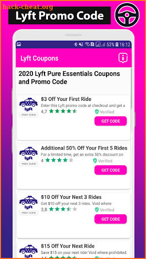 Digit Coupons For Lyft -Free Rides & Discount 75% screenshot