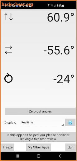Digital Angle/Level Meter PRO screenshot
