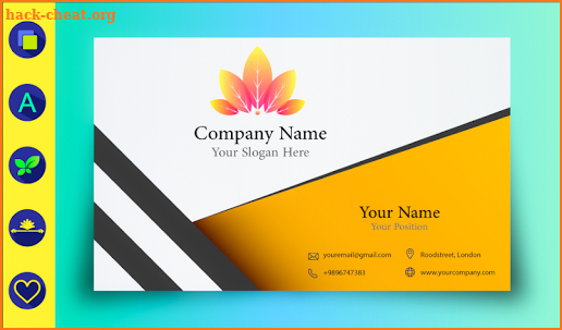 Digital Business Card Maker & Creator screenshot