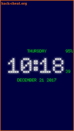 Digital Clock Live Wallpaper-7 PRO screenshot