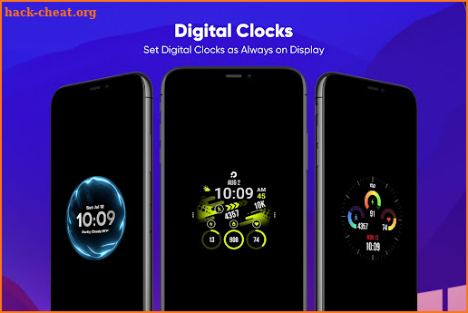 Digital Clock Live Wallpapers screenshot