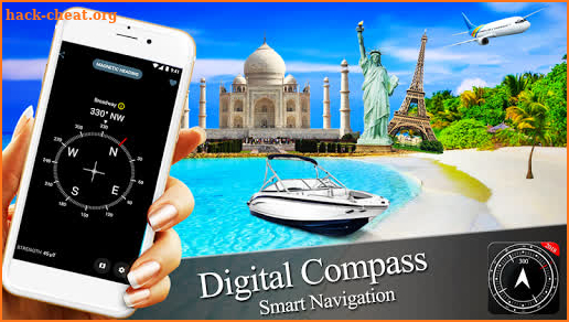 Digital Compass for Directions - Smart Navigation screenshot