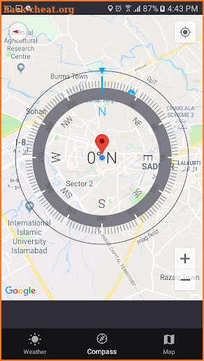 Digital Compass for Navigation & Direction Finder screenshot