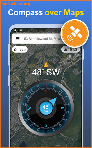 Digital Compass Free – Smart Compass for Android screenshot