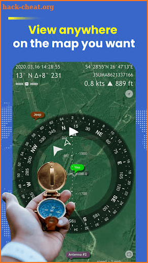 Digital Compass - Maps Compass 360 screenshot