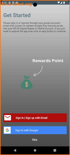 Digital Conversion-Redeem Cash screenshot