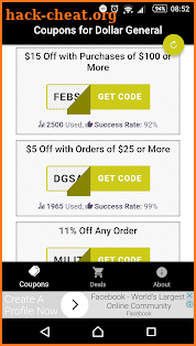 Digital coupons for Dollar general screenshot