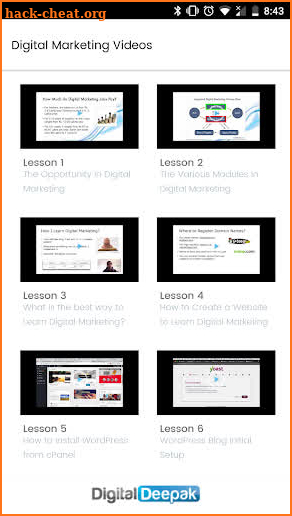 Digital Deepak - Learn Digital Marketing for Free screenshot