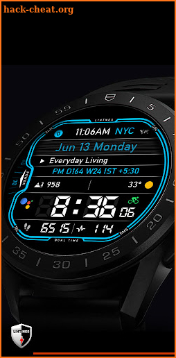 Digital Dual Time Watch 002 screenshot