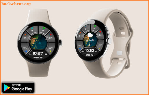 Digital EARTH Animated Watch screenshot