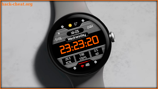 Digital Fnx355 Watch Face screenshot