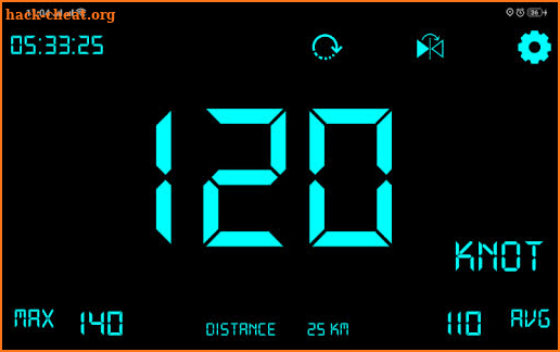 Digital GPS Speedometer offline - Speed Tracker screenshot