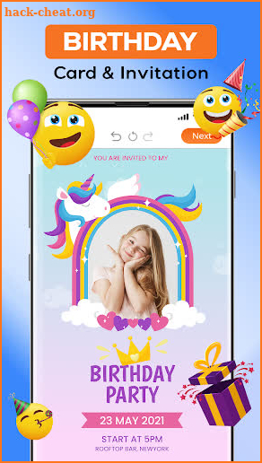 Digital Invitation Card Maker screenshot
