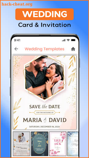 Digital Invitation Card Maker screenshot