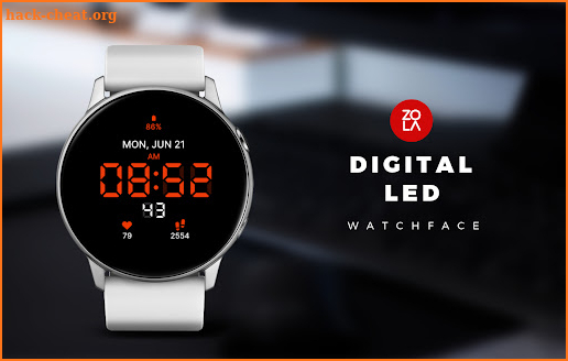 Digital LED Watch Face screenshot