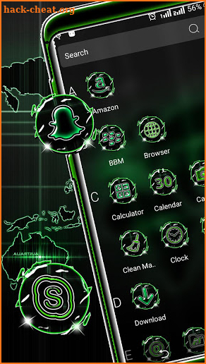 Digital Map Theme Launcher screenshot