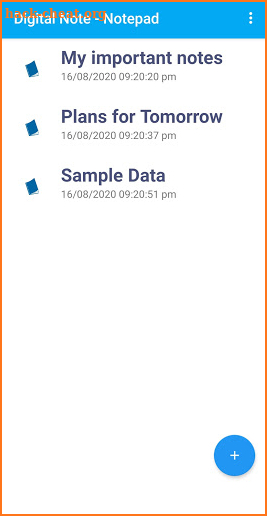 Digital Note - Simple notepad screenshot