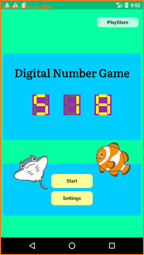 Digital Number Game screenshot
