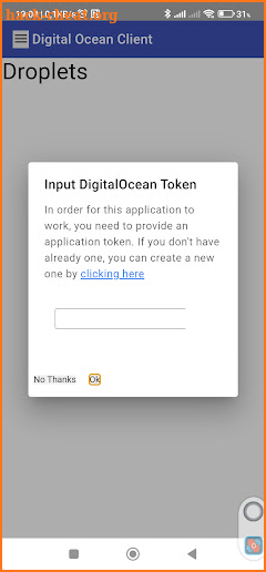 Digital Ocean Client screenshot