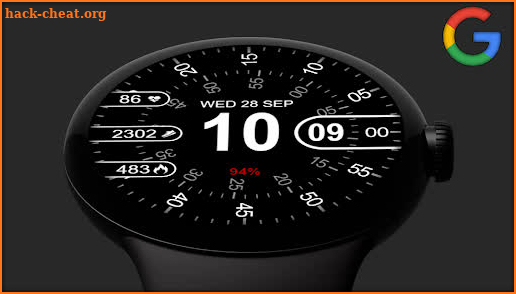 Digital Pixel Rotary Watchface screenshot