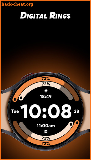 Digital Rings - Watch face screenshot