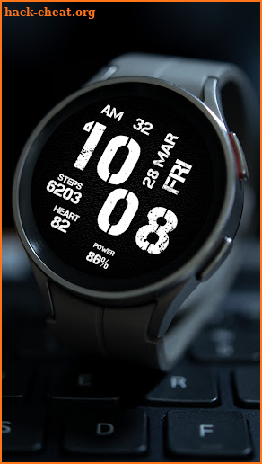 Digital SCRATIN Watch face screenshot