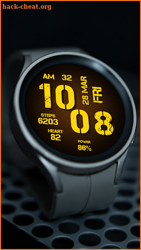 Digital SCRATIN Watch face screenshot