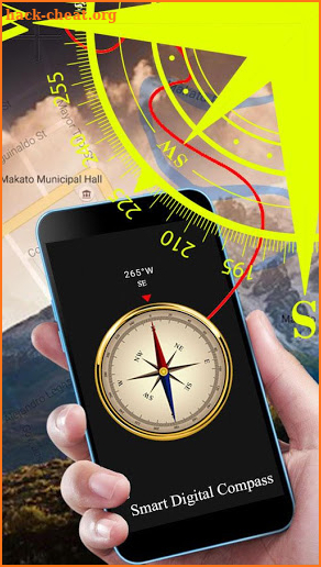 Digital Smart Compass: GPS Navigation screenshot