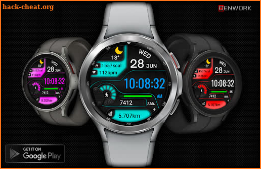 Digital Sport Color Watchface screenshot