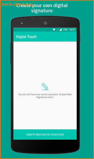 Digital Touch : Create colorful digital signature screenshot