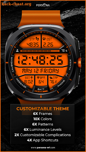 Digital Ultra Watch Face PER29 screenshot